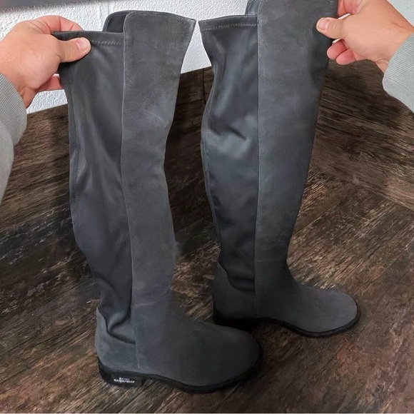 Blondo Charcoal Gray Over the Knee Waterproof Boots - Picture 4 of 8